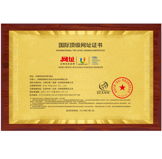 國(guó)際頂級(jí)網(wǎng)址證書